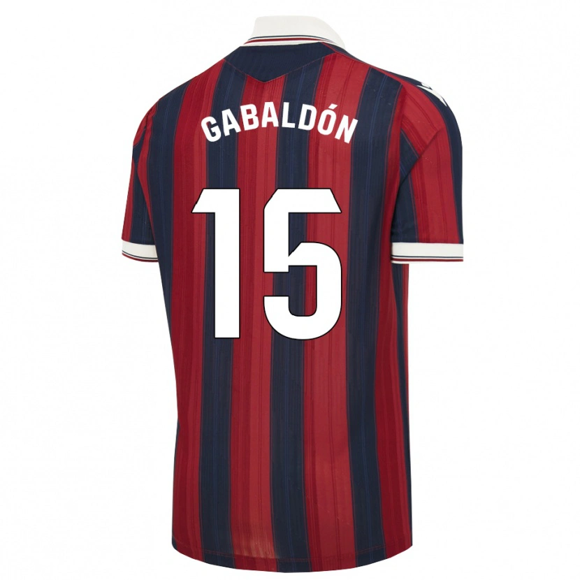 DanxenメンズMaría Gabaldón#15ミッドナイトブルー 赤ホームシャツ2026/27ジャージーユニフォーム