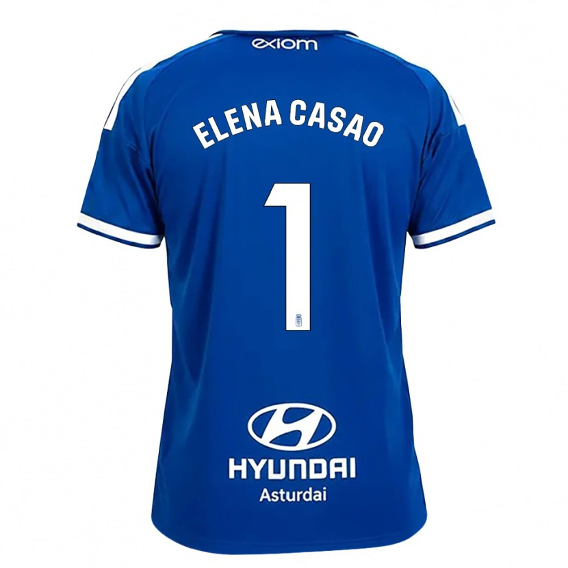 DanxenメンズElena Casao López#1ミディアムブルー 白ホームシャツ2026/27ジャージーユニフォーム