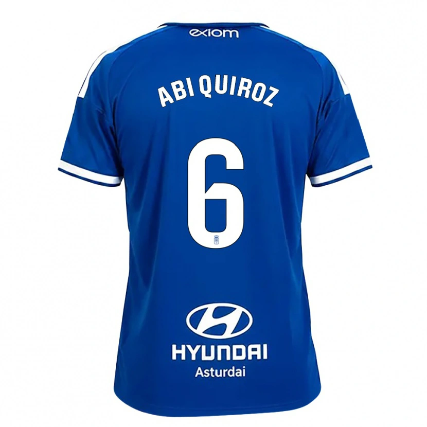 DanxenメンズAbi Quiroz#6ミディアムブルー 白ホームシャツ2026/27ジャージーユニフォーム