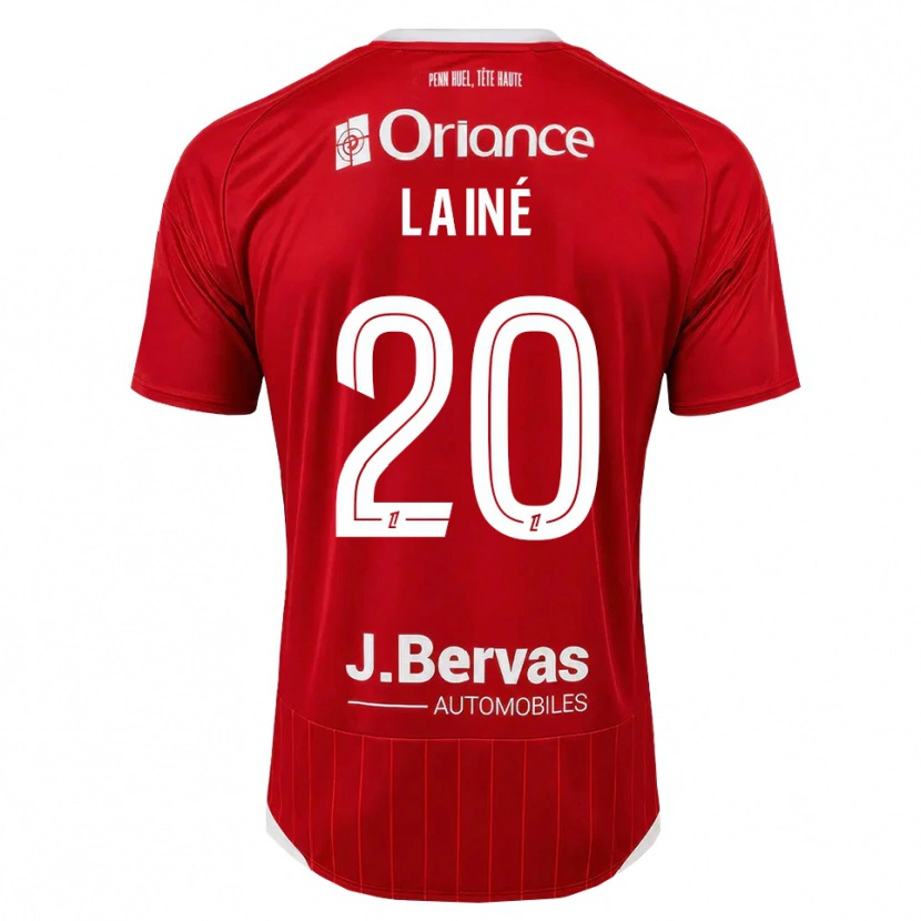 DanxenメンズMathis Lainé#20白 赤ホームシャツ2026/27ジャージーユニフォーム