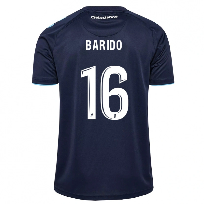 DanxenメンズJules Barido#16コーンフラワーブルー ミッドナイトブルーホームシャツ2026/27ジャージーユニフォーム
