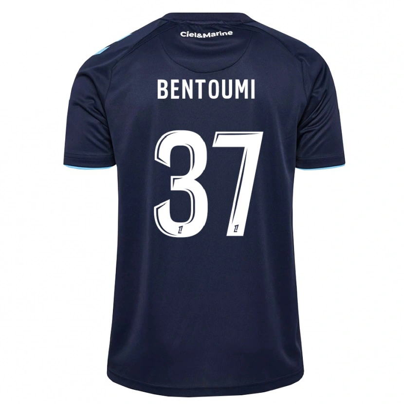 DanxenメンズMokrane Bentoumi#37コーンフラワーブルー ミッドナイトブルーホームシャツ2026/27ジャージーユニフォーム