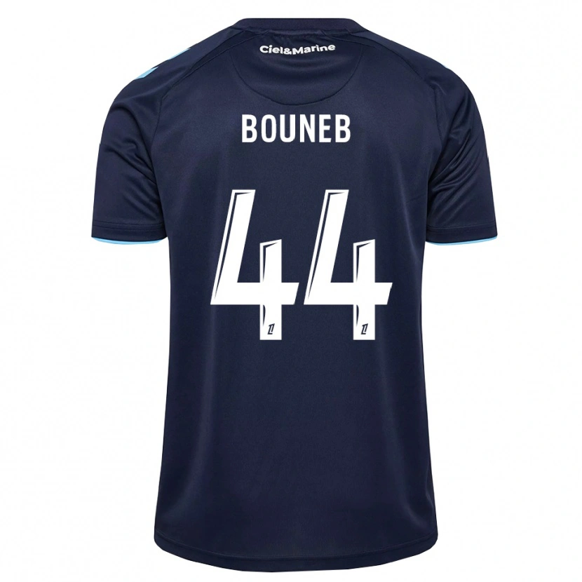 DanxenメンズIsmaïl Bouneb#44コーンフラワーブルー ミッドナイトブルーホームシャツ2026/27ジャージーユニフォーム