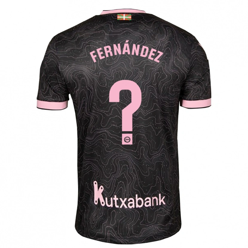 DanxenメンズEnaitz Fernández#0黒 ピンクアウェイシャツ2026/27ジャージーユニフォーム