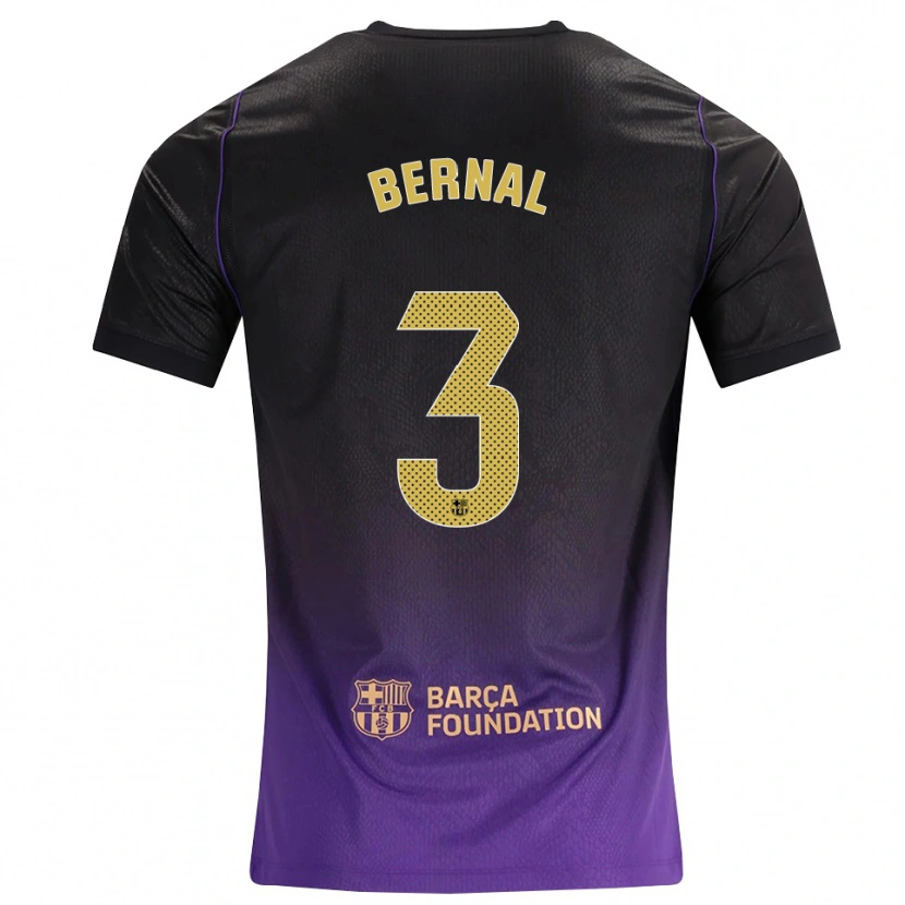 DanxenメンズLucas Bernal#3紫 黄 黒アウェイシャツ2026/27ジャージーユニフォーム