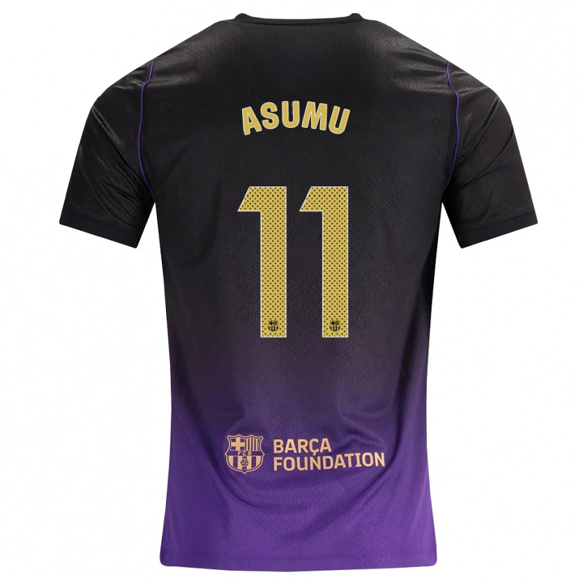 DanxenメンズHéctor Asumu#11紫 黄 黒アウェイシャツ2026/27ジャージーユニフォーム