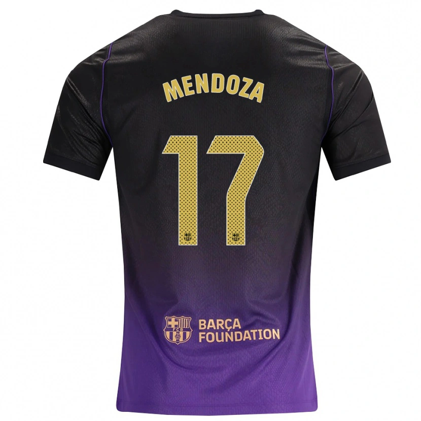 DanxenメンズByron Mendoza#17紫 黄 黒アウェイシャツ2026/27ジャージーユニフォーム