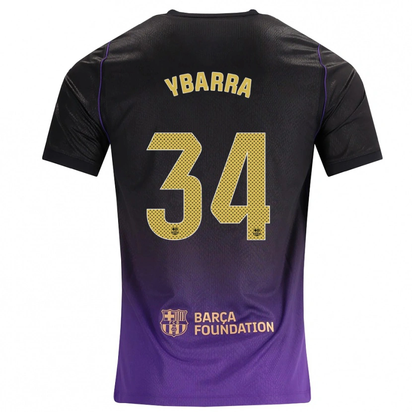 DanxenメンズJuan Ybarra#34紫 黄 黒アウェイシャツ2026/27ジャージーユニフォーム
