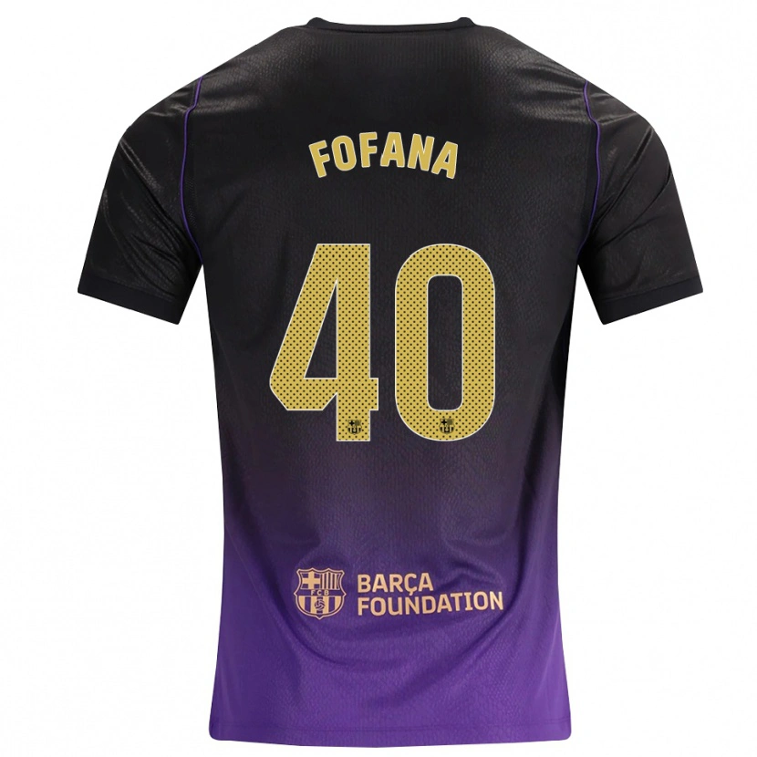 DanxenメンズNuhu Fofana#40紫 黄 黒アウェイシャツ2026/27ジャージーユニフォーム