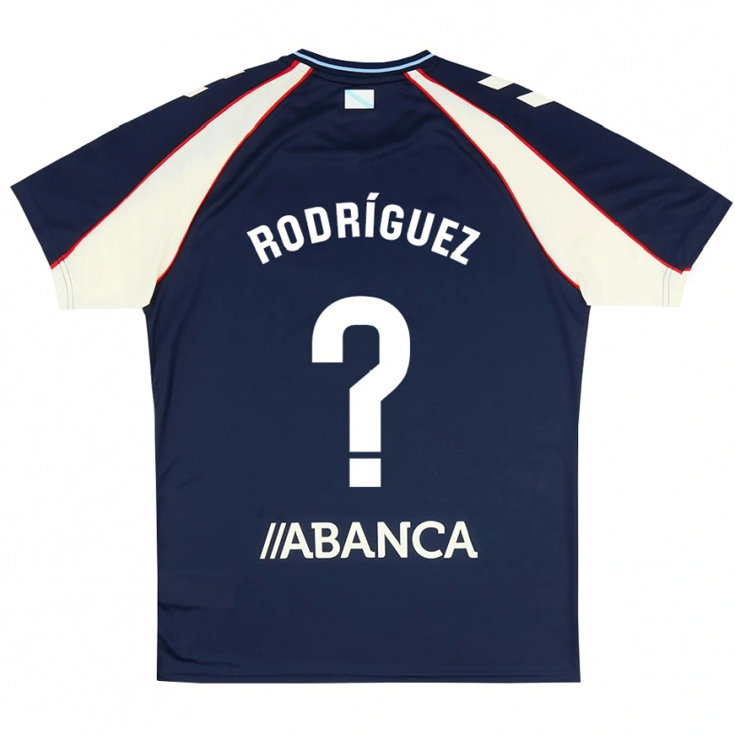 DanxenメンズYago Rodríguez#0ロイヤルブルー 赤 白アウェイシャツ2026/27ジャージーユニフォーム