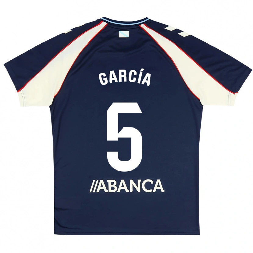 DanxenメンズNoa García#5ロイヤルブルー 赤 白アウェイシャツ2026/27ジャージーユニフォーム
