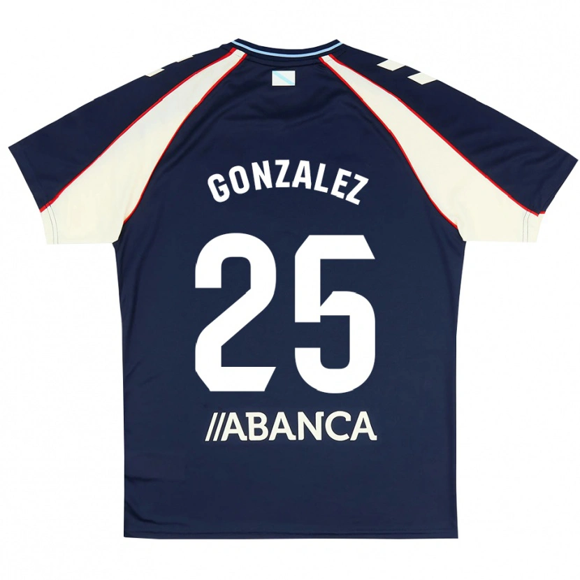 DanxenメンズMarcos González#25ロイヤルブルー 赤 白アウェイシャツ2026/27ジャージーユニフォーム