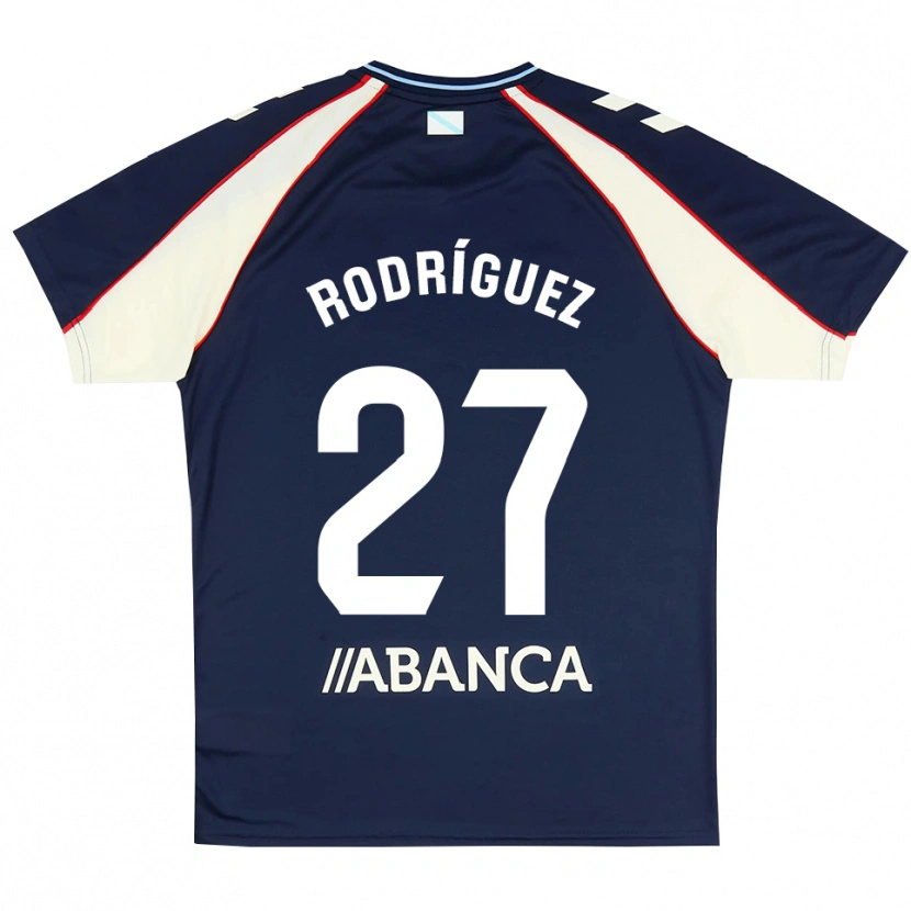 DanxenメンズNoah Rodríguez#27ロイヤルブルー 赤 白アウェイシャツ2026/27ジャージーユニフォーム