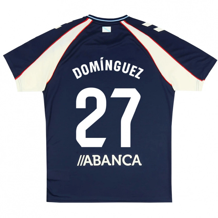 DanxenメンズEmma Domínguez#27ロイヤルブルー 赤 白アウェイシャツ2026/27ジャージーユニフォーム