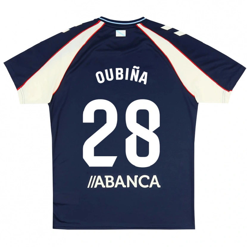 DanxenメンズJimena Oubiña#28ロイヤルブルー 赤 白アウェイシャツ2026/27ジャージーユニフォーム