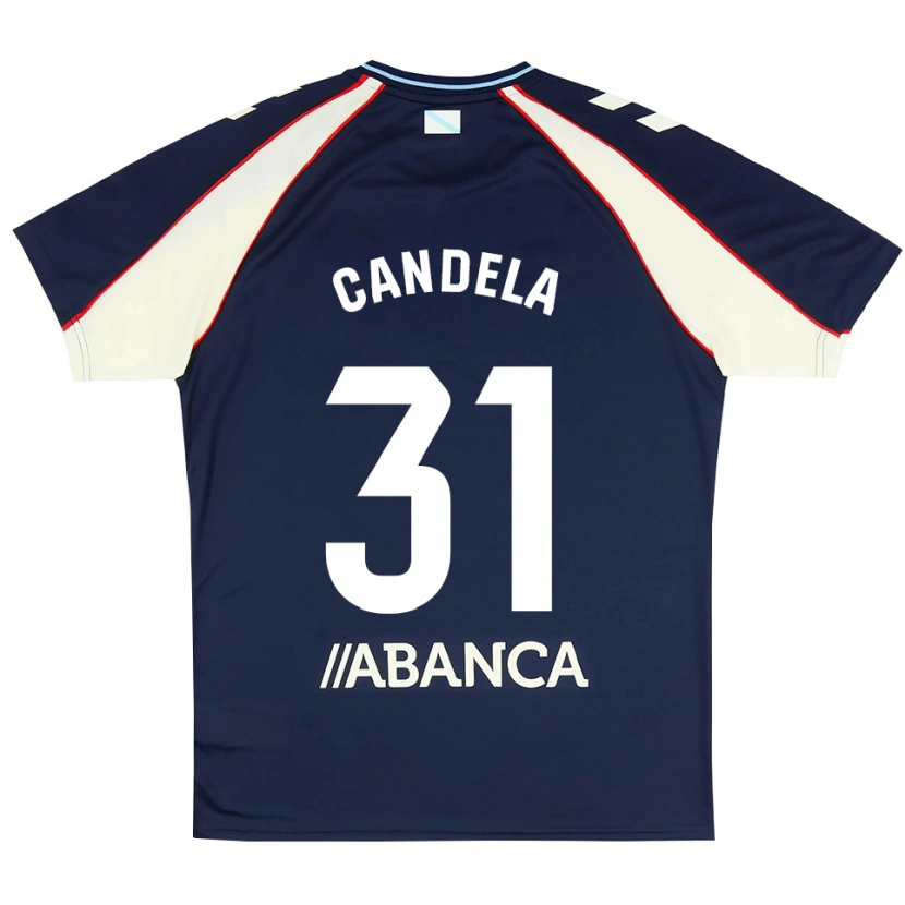 DanxenメンズCandela Rodríguez#31ロイヤルブルー 赤 白アウェイシャツ2026/27ジャージーユニフォーム