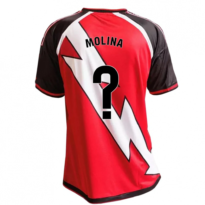 DanxenメンズAdrián Molina#0赤黒白アウェイシャツ2026/27ジャージーユニフォーム