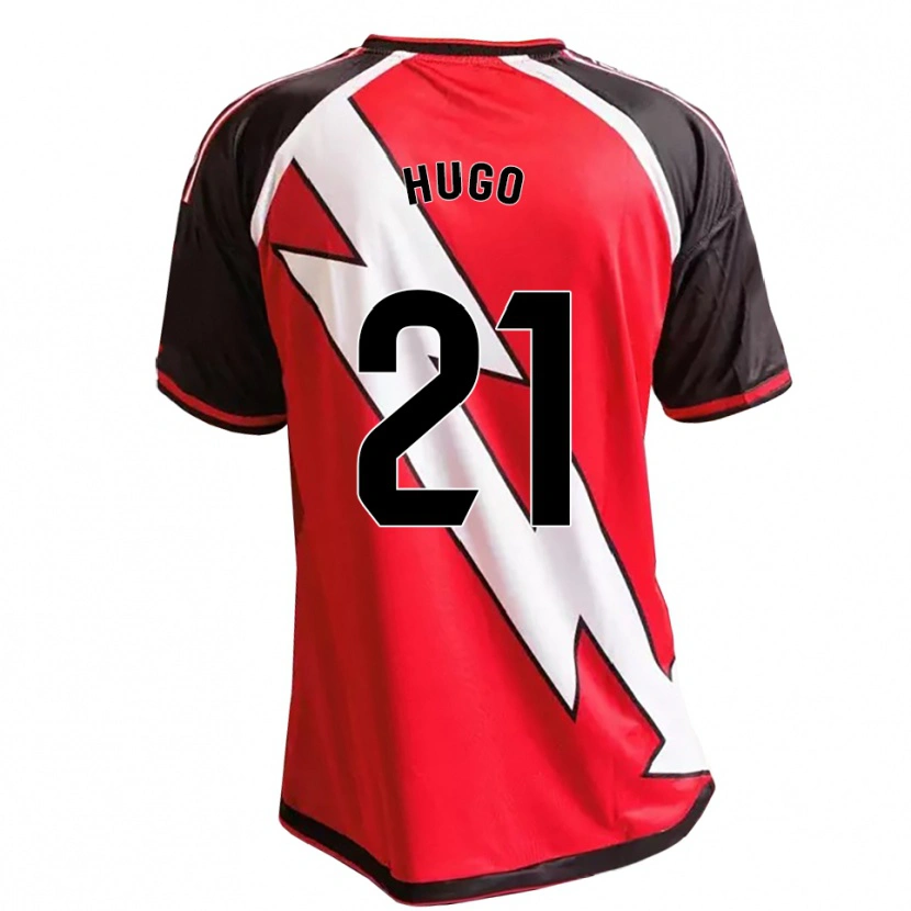 DanxenメンズHugo Navarro#21赤黒白アウェイシャツ2026/27ジャージーユニフォーム