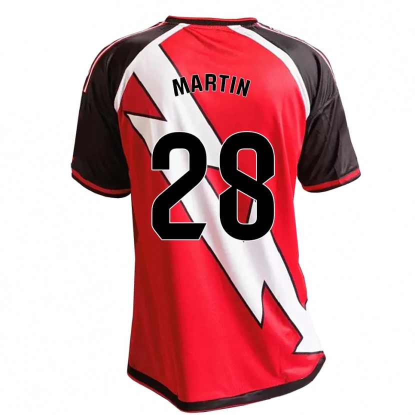 DanxenメンズPablo Martín#28赤黒白アウェイシャツ2026/27ジャージーユニフォーム