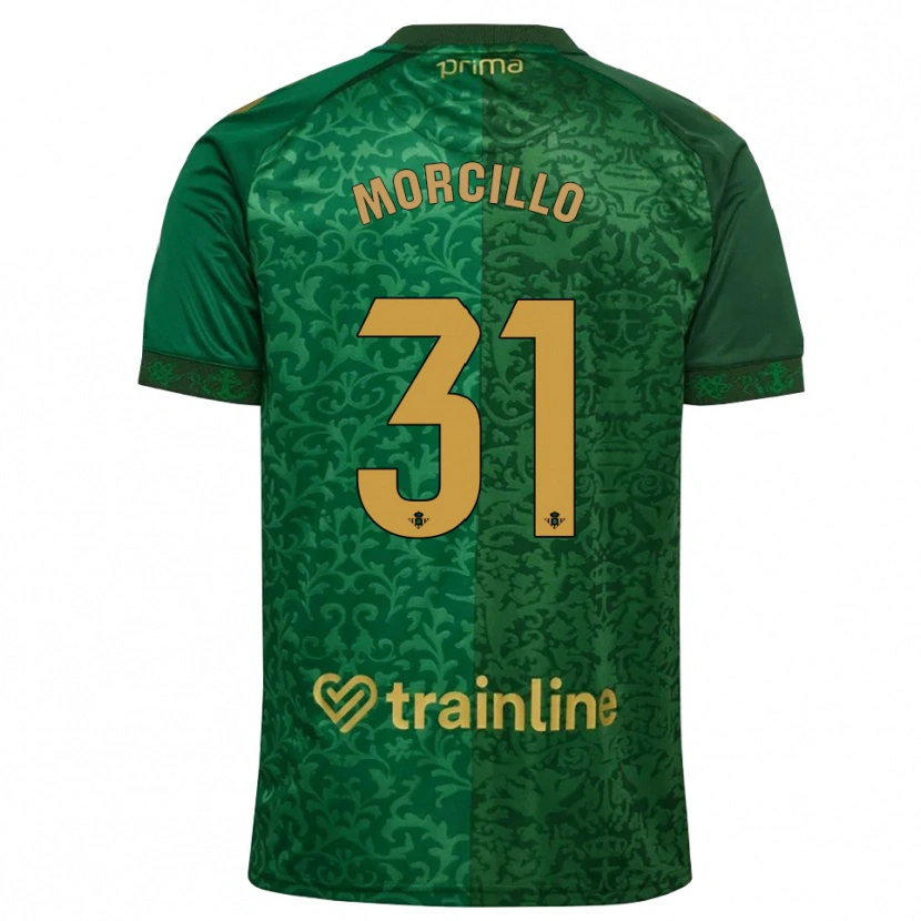 DanxenメンズAna Morcillo#31フォレストグリーン ダークゴールデンロッドアウェイシャツ2026/27ジャージーユニフォーム