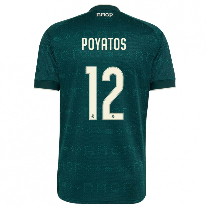 DanxenメンズMarco Poyatos#12ダークスレートグレー 白アウェイシャツ2026/27ジャージーユニフォーム
