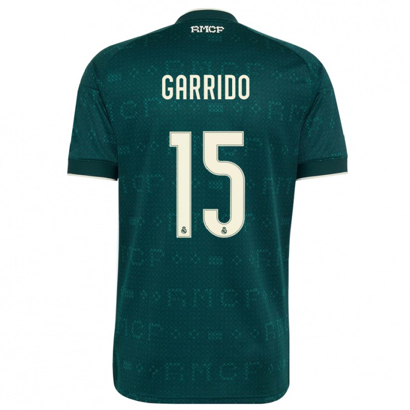 DanxenメンズMateo Garrido#15ダークスレートグレー 白アウェイシャツ2026/27ジャージーユニフォーム