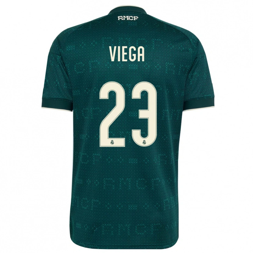 DanxenメンズMarcos Viega#23ダークスレートグレー 白アウェイシャツ2026/27ジャージーユニフォーム