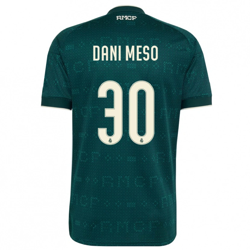 Danxenメンズダニエル・メソネロ#30ダークスレートグレー 白アウェイシャツ2026/27ジャージーユニフォーム