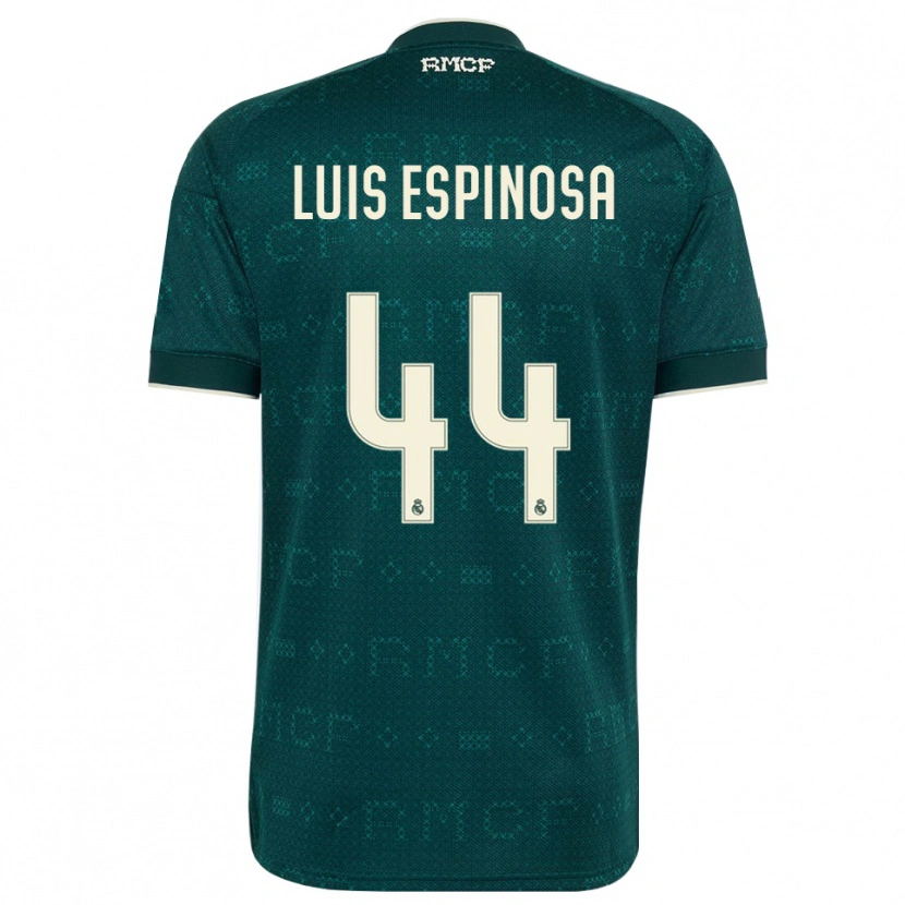 DanxenメンズJosé Luis Espinosa#44ダークスレートグレー 白アウェイシャツ2026/27ジャージーユニフォーム