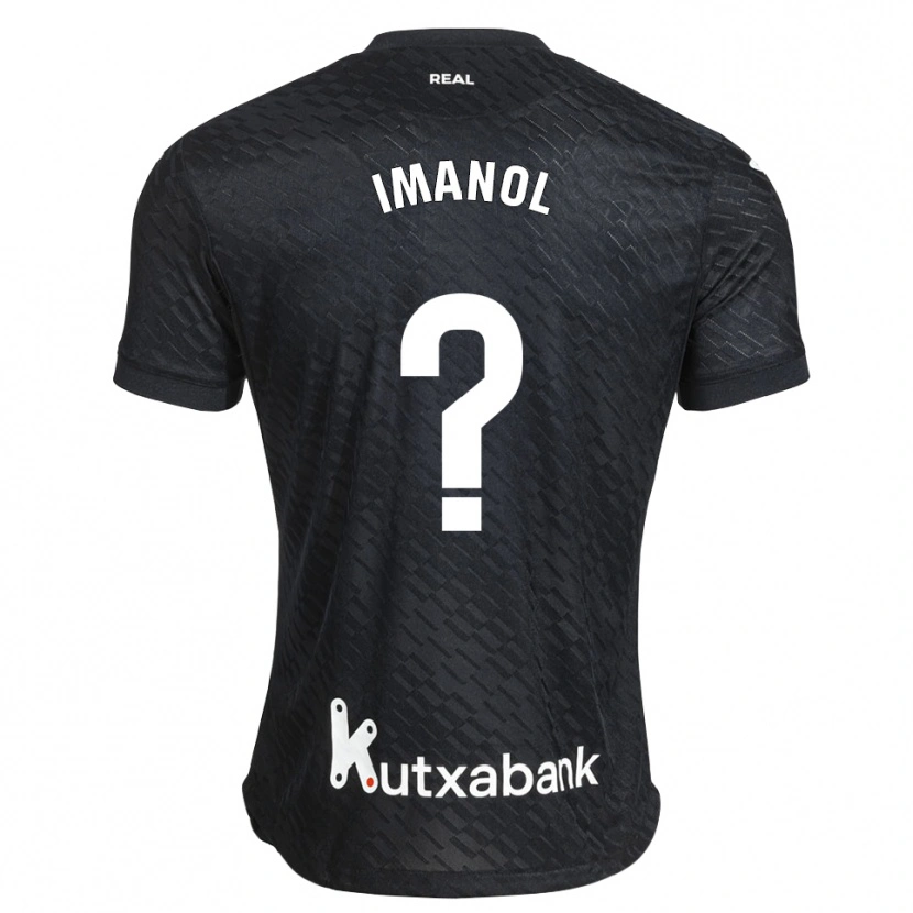 DanxenメンズImanol Ruiz#0黒 白アウェイシャツ2026/27ジャージーユニフォーム