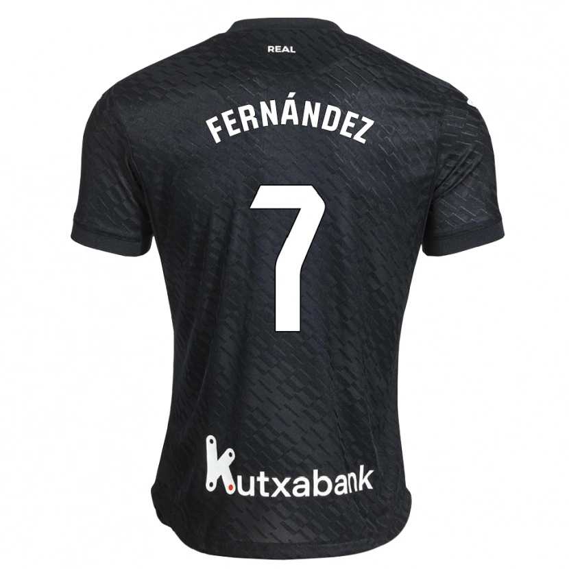 DanxenメンズXuban Fernández#7黒 白アウェイシャツ2026/27ジャージーユニフォーム