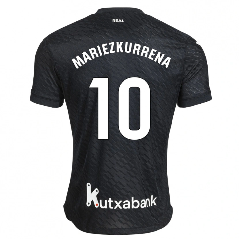 DanxenメンズArkaitz Mariezkurrena#10黒 白アウェイシャツ2026/27ジャージーユニフォーム