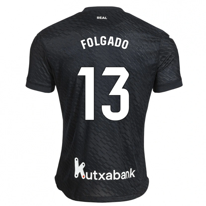 DanxenメンズTheo Folgado#13黒 白アウェイシャツ2026/27ジャージーユニフォーム