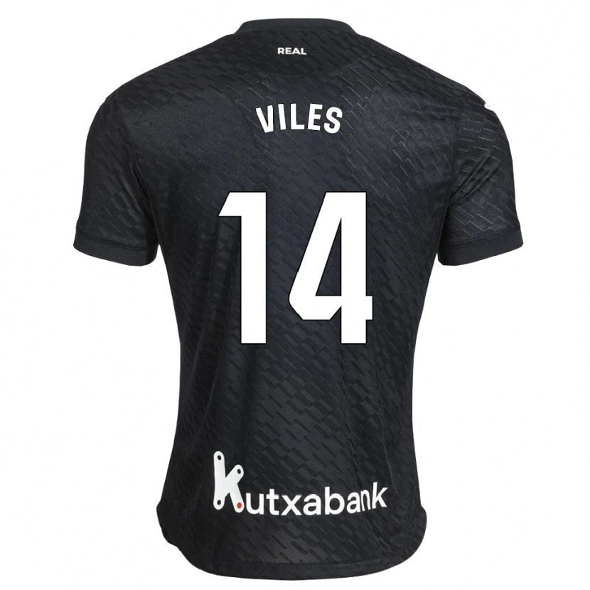 DanxenメンズElene Viles#14黒 白アウェイシャツ2026/27ジャージーユニフォーム