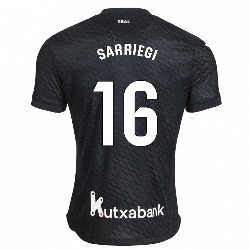 DanxenメンズNora Sarriegi#16黒 白アウェイシャツ2026/27ジャージーユニフォーム