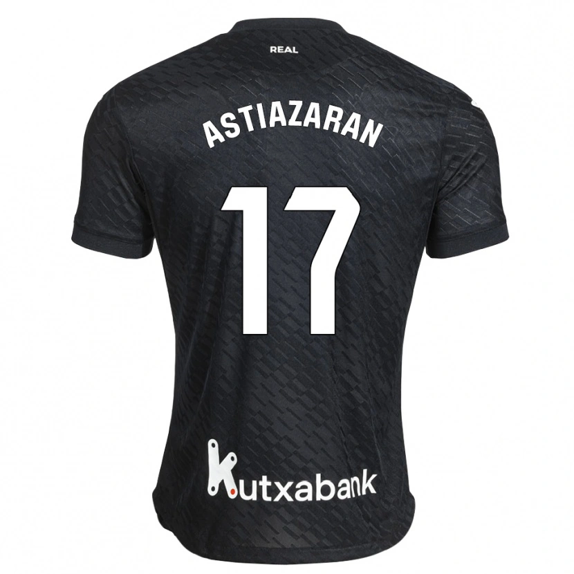 DanxenメンズLander Astiazaran#17黒 白アウェイシャツ2026/27ジャージーユニフォーム