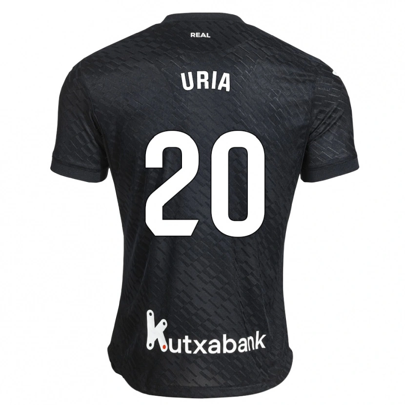 DanxenメンズMirari Uria#20黒 白アウェイシャツ2026/27ジャージーユニフォーム