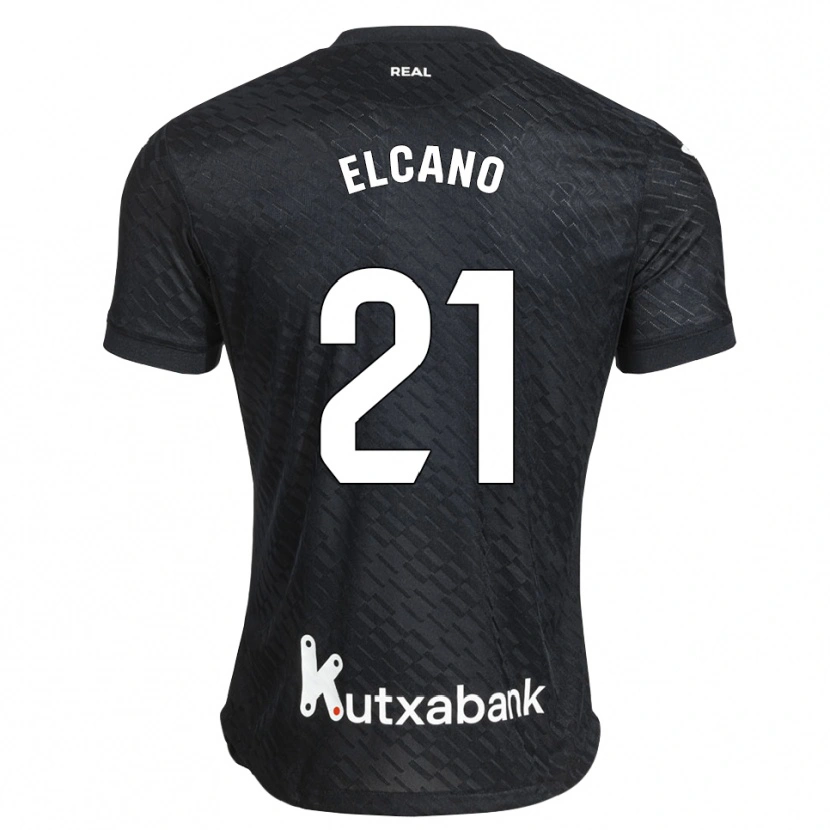 DanxenメンズMarkel Elcano#21黒 白アウェイシャツ2026/27ジャージーユニフォーム
