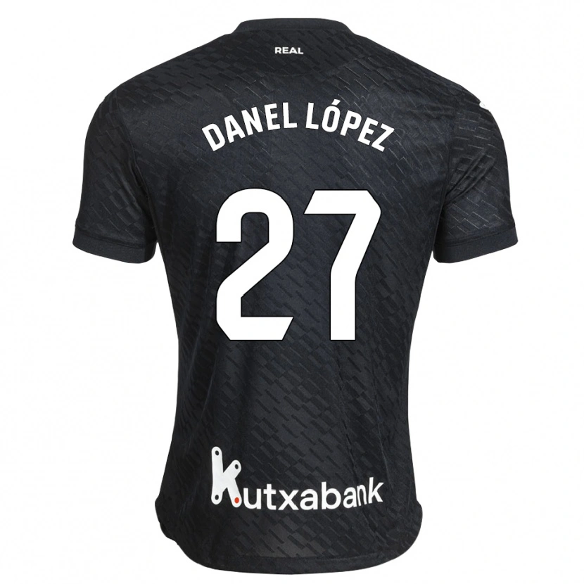 DanxenメンズDanel López#27黒 白アウェイシャツ2026/27ジャージーユニフォーム
