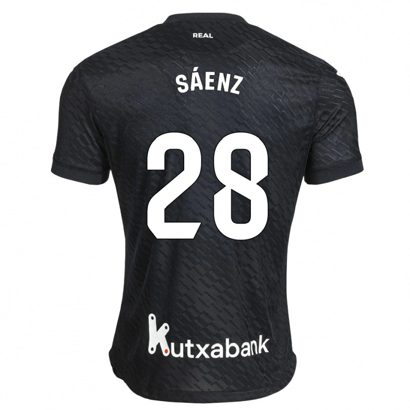DanxenメンズManuel Sáenz#28黒 白アウェイシャツ2026/27ジャージーユニフォーム