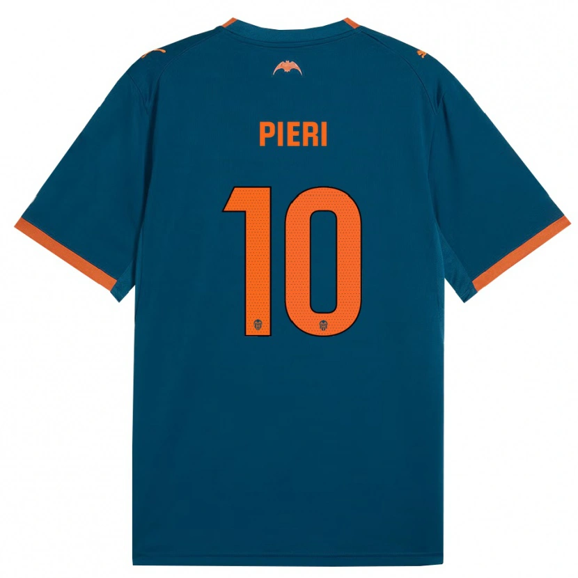 DanxenメンズAndreas Pieri#10スティールブルー オレンジアウェイシャツ2026/27ジャージーユニフォーム