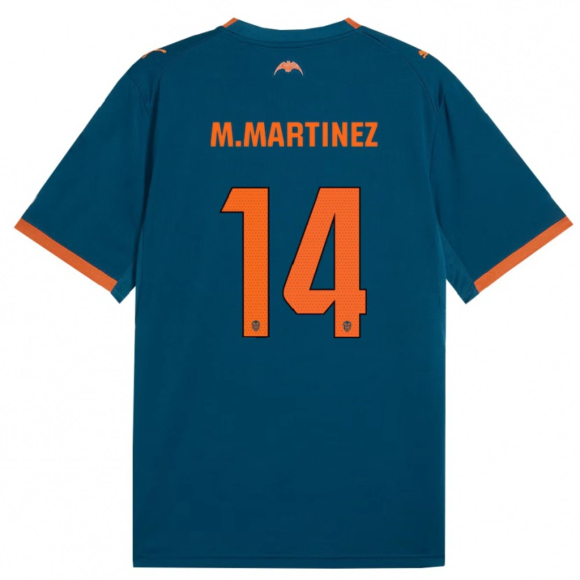DanxenメンズMarc Martinez#14スティールブルー オレンジアウェイシャツ2026/27ジャージーユニフォーム