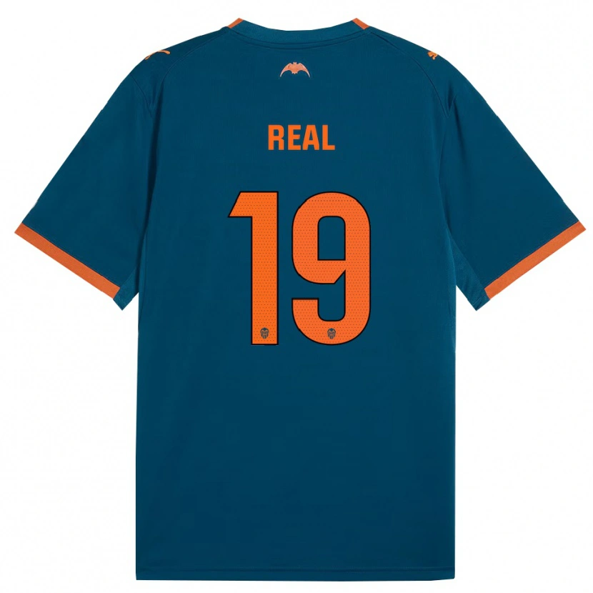 DanxenメンズKerlly Real#19スティールブルー オレンジアウェイシャツ2026/27ジャージーユニフォーム