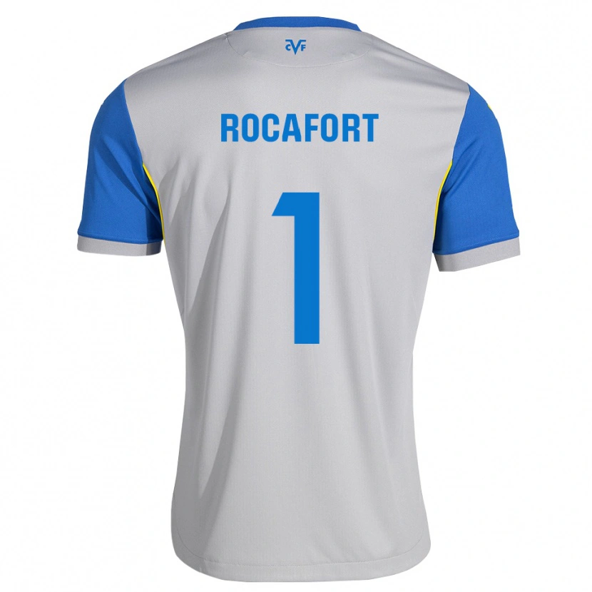 DanxenメンズRodrigo Rocafort#1ドジャーブルー グレーアウェイシャツ2026/27ジャージーユニフォーム