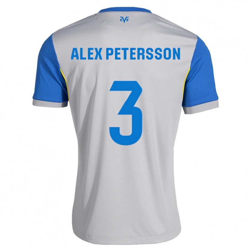 DanxenメンズMax Petersson#3ドジャーブルー グレーアウェイシャツ2026/27ジャージーユニフォーム