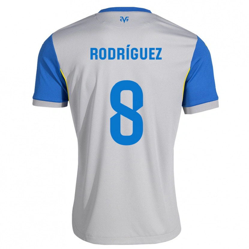 DanxenメンズUnai Rodríguez#8ドジャーブルー グレーアウェイシャツ2026/27ジャージーユニフォーム