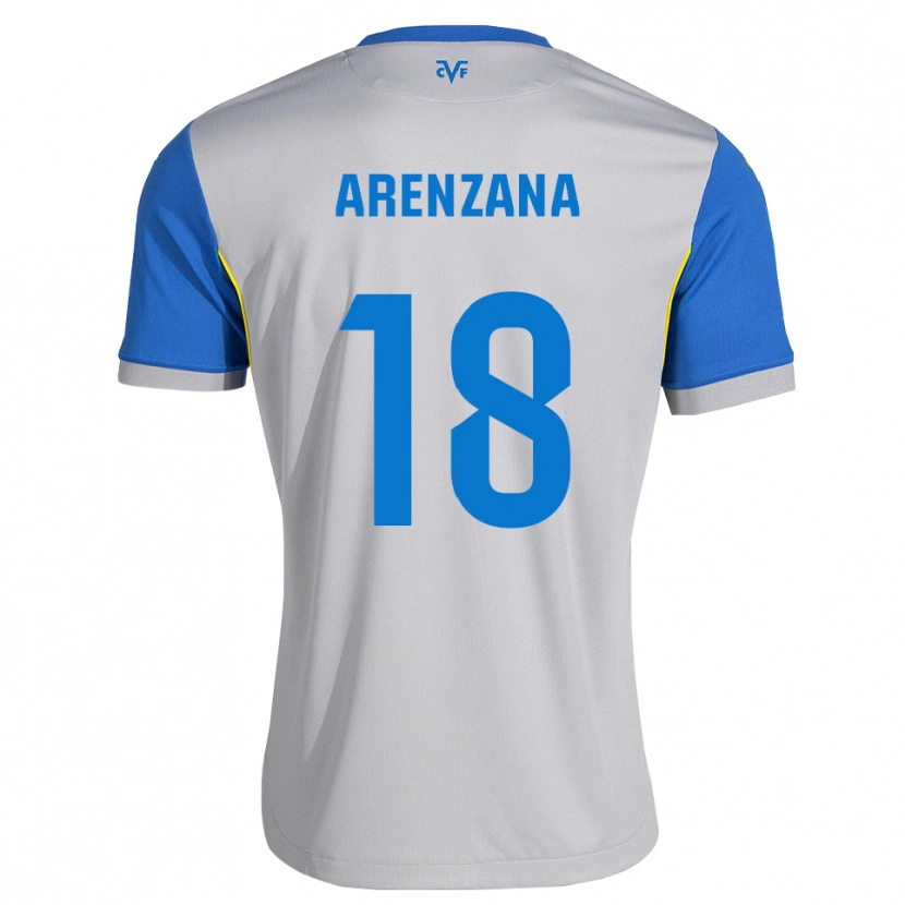 DanxenメンズPablo Arenzana#18ドジャーブルー グレーアウェイシャツ2026/27ジャージーユニフォーム