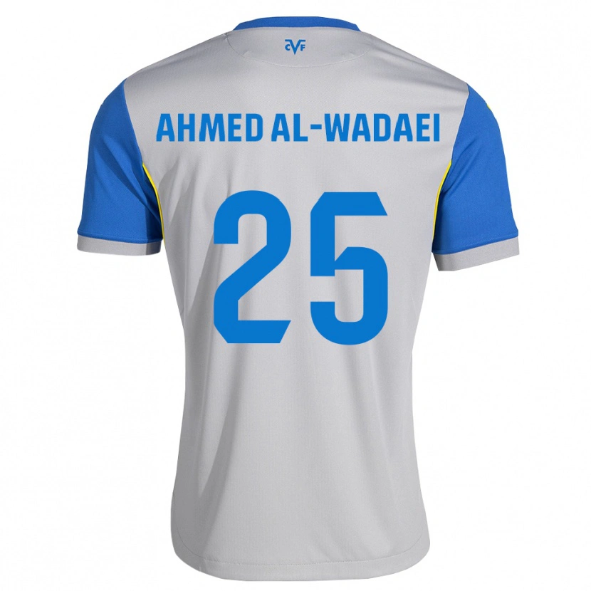 DanxenメンズSayed Ahmed Al-Wadaei#25ドジャーブルー グレーアウェイシャツ2026/27ジャージーユニフォーム
