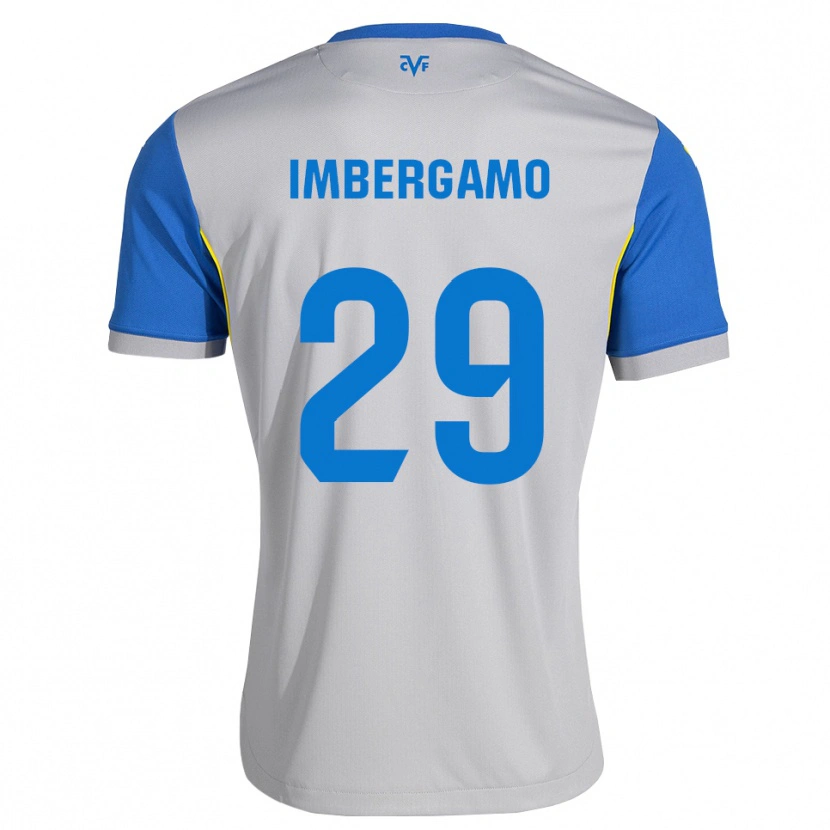 DanxenメンズMar Imbergamo#29ドジャーブルー グレーアウェイシャツ2026/27ジャージーユニフォーム