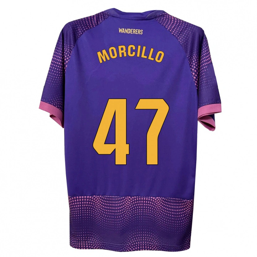 DanxenメンズJavi Morcillo#47紫 白 ピンクアウェイシャツ2026/27ジャージーユニフォーム